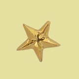Golden Star pin - Gold - Design : Stook Jewelry 4