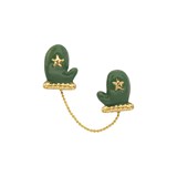Mittens pin - green - Green - Design : Stook Jewelry 3