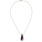 Eggplant necklace  3