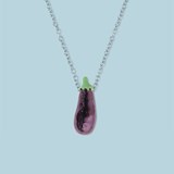 Eggplant necklace  4