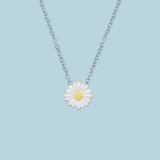Daisy Flower necklace - Green - Design : Stook Jewelry 2