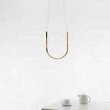 Pendant light U1 - brass - Brass - Design : Sylvain Willenz 6