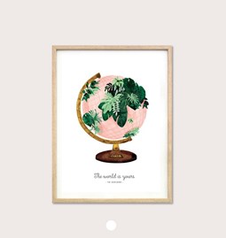 World is yours Print
