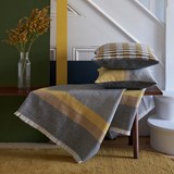 Uccle Large Cushion - Piccalilli Yellow - Design : Pamela Print 7