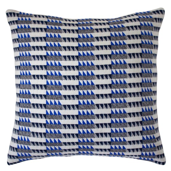 Ixelles Cushion - Indigo - Design : Pamela Print