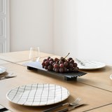 SAVIA dining table - Dark wood / Gold details 5