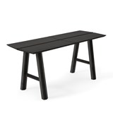 SAVIA Bench - Clear wood / Black details 7