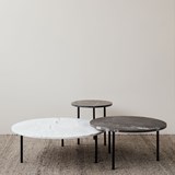 Table basse GRUFF - marbre blanc 3