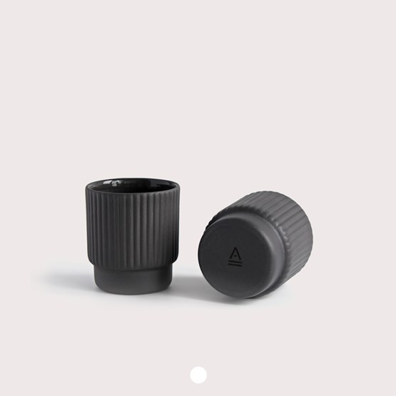 Espresso cup | 60 ml | Gris anthracite - Gris - Design : Archive Studio
