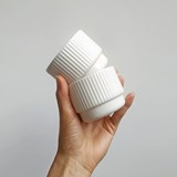 Cappuccino cup | 120 ml | white - White - Design : Archive Studio 3