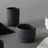 Cappuccino cup | 120 ml | gris anthracite - Gris - Design : Archive Studio 5
