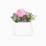 Vase oblong LILY - Designerbox - Blanc - Design : Louisa Köber 5