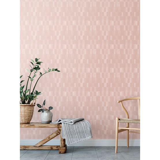 Ruth Wallpaper - pink - Pink - Design : Tenue de Ville
