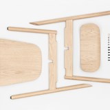 OTIS Chair - oak - Light Wood - Design : John Green 7