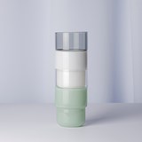Verres lot de 4 pièces 250 ml STACK - vert jade - Vert - Design : Maarten Baptist 2