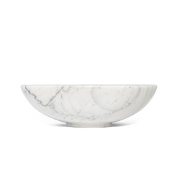 Fruit bowl - white marble 