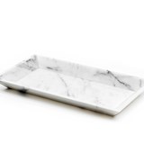 Serving tray - White marble  - Marble - Design : FiammettaV 2