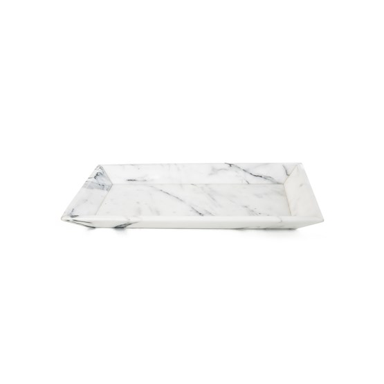 Serving tray - White marble  - Marble - Design : FiammettaV