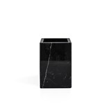 Squared toothbrush holder - black marble  - Marble - Design : FiammettaV 2