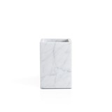 Squared toothbrush holder - grey marble  - Marble - Design : FiammettaV 3