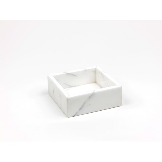 Guest towel tray - white marble - Marble - Design : FiammettaV