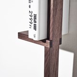 WINTER bookshelf - walnut - Dark Wood - Design : Breuer Bono 6