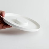 Plate • Ozu - White - Design : Salima Zahi 3