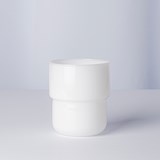 Verres lot de 4 pièces 250 ml STACK - blanc laiteux - Blanc - Design : Maarten Baptist 5