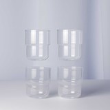 Glasses set of 4 pieces 250 ml STACK - glass - Multicolor - Design : Maarten Baptist 5