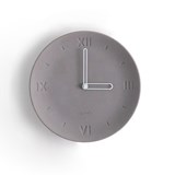 Antan Clock - White needles - Concrete - Design : Gone's 4