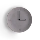 Antan Clock - Black needles - Concrete - Design : Gone's 3
