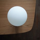 Lampe à poser PHARE avec ampoule effet porcelaine - Béton 7