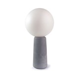 Lampe de table PHARE avec ampoule effet porcelaine - Béton - Béton - Design : Gone's 2