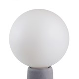 Lampe de table PHARE avec ampoule effet porcelaine - Béton - Béton - Design : Gone's 3