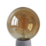 Lampe à poser PHARE avec ampoule style Edison - Béton  3