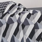 CONCRETE LANDSCAPE - Balcony Blanket #5 - Grey - Design : KVP - Textile Design 4