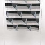 CONCRETE LANDSCAPE - Balcony Blanket #5 - Grey - Design : KVP - Textile Design 10