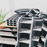 CONCRETE LANDSCAPE - View Blanket #4 - Grey - Design : KVP - Textile Design 2