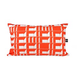 BLOCK WINDOW + GRID Cushion - Corail 09