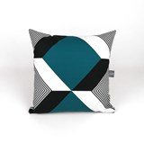 Shadow Volume 04 Cushion - Green - Design : KVP - Textile Design 2