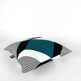 Shadow Volume 04 Cushion - Green - Design : KVP - Textile Design 5