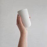Tall cup  | 220 ml| white - White - Design : Archive Studio 2