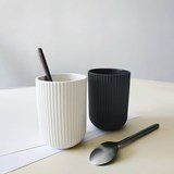 Coffee cup  | 150 ml | white - Grey - Design : Archive Studio 3