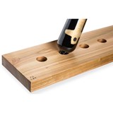 MODEL B wine and glass rack - one piece wild cherry wood - Light Wood - Design : TU LAS 5