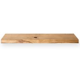 MODEL B0 floating shelf - one piece oak wood 2