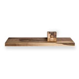 MODEL B0 floating shelf - one piece walnut wood - Light Wood - Design : TU LAS 3