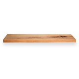 Floating shelf MODEL B0 - one piece pear wood - Light Wood - Design : TU LAS 6
