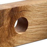 MODEL A wine rack - one piece oak wood  4