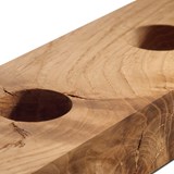 MODEL A wine rack - one piece oak wood  - Light Wood - Design : TU LAS 5