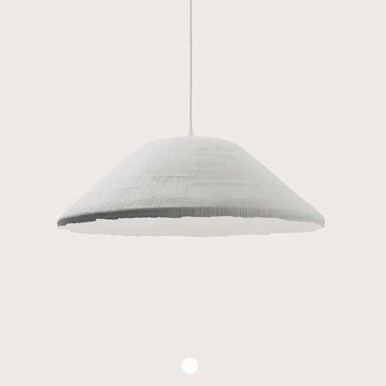 ANAÏS Pendant light - 2 sizes (M/L) - white - Design : rom&an